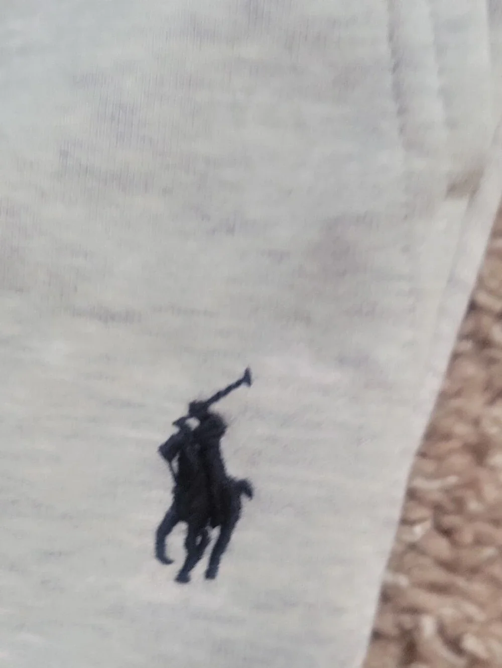 Polo by Ralph Lauren Heather Gray Knit Drawstring Shorts